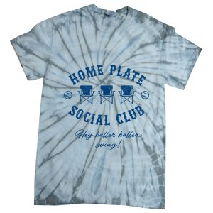 Home Plate Social Club Hey Batter Batter Swing Baseball Tie-Dye T-Shirt