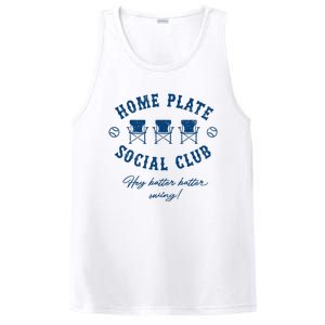 Home Plate Social Club Hey Batter Batter Swing Baseball PosiCharge Competitor Tank