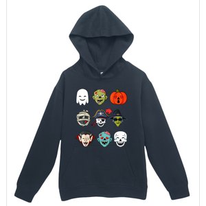 Halloween Pirate Skeleton Zombie Mummy Funny Faces Urban Pullover Hoodie