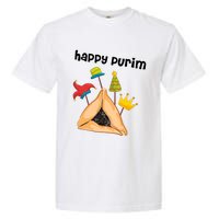 Happy Purim Tu Bishvat Hamantaschen Garment-Dyed Heavyweight T-Shirt