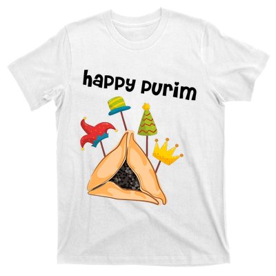 Happy Purim Tu Bishvat Hamantaschen T-Shirt