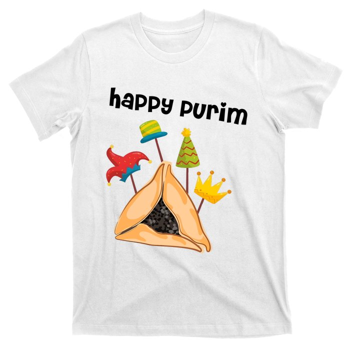 Happy Purim Tu Bishvat Hamantaschen T-Shirt