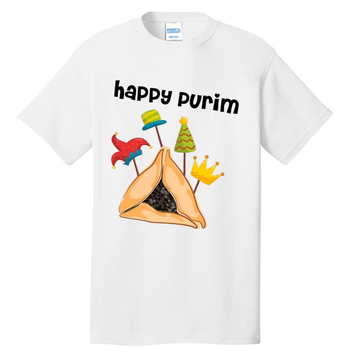 Happy Purim Tu Bishvat Hamantaschen Tall T-Shirt