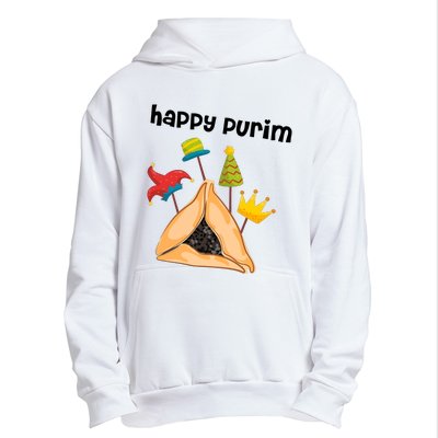 Happy Purim Tu Bishvat Hamantaschen Urban Pullover Hoodie