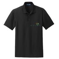 Heartbeat Palm Tree Retro Tropical Beach Island Trees Dry Zone Grid Polo