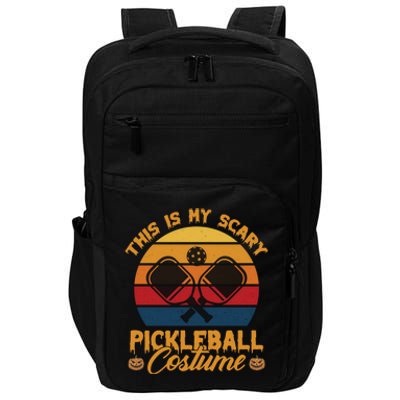 Halloween Pickleball Tee My Scary Pickleball Costume Great Gift Impact Tech Backpack