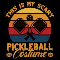 Halloween Pickleball Tee My Scary Pickleball Costume Great Gift Bucket Hat