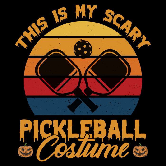 Halloween Pickleball Tee My Scary Pickleball Costume Great Gift Bucket Hat