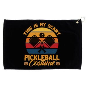 Halloween Pickleball Tee My Scary Pickleball Costume Great Gift Grommeted Golf Towel