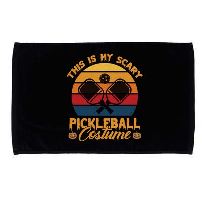 Halloween Pickleball Tee My Scary Pickleball Costume Great Gift Microfiber Hand Towel