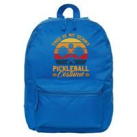 Halloween Pickleball Tee My Scary Pickleball Costume Great Gift 16 in Basic Backpack