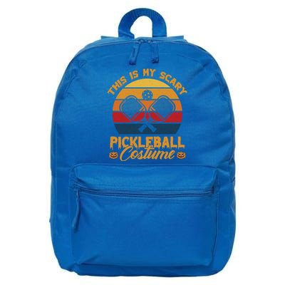 Halloween Pickleball Tee My Scary Pickleball Costume Great Gift 16 in Basic Backpack