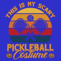 Halloween Pickleball Tee My Scary Pickleball Costume Great Gift 16 in Basic Backpack