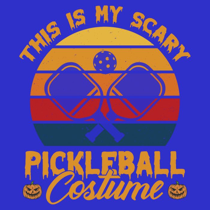 Halloween Pickleball Tee My Scary Pickleball Costume Great Gift 16 in Basic Backpack