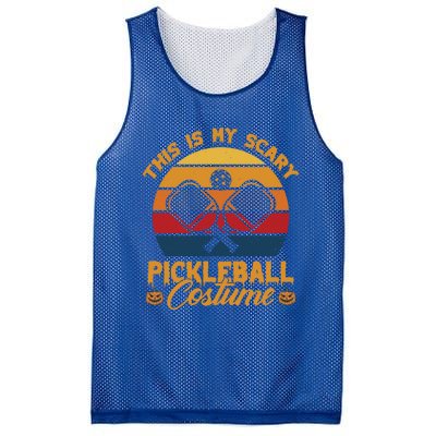 Halloween Pickleball Tee My Scary Pickleball Costume Great Gift Mesh Reversible Basketball Jersey Tank