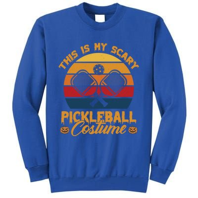 Halloween Pickleball Tee My Scary Pickleball Costume Great Gift Tall Sweatshirt