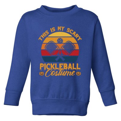 Halloween Pickleball Tee My Scary Pickleball Costume Great Gift Toddler Sweatshirt