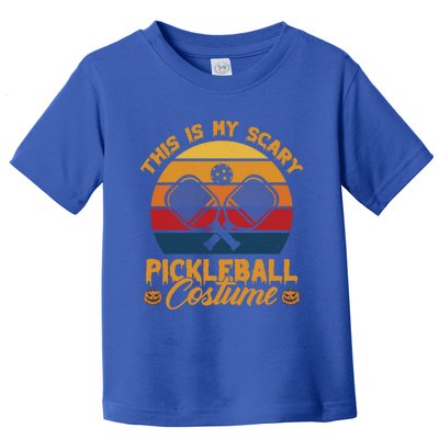 Halloween Pickleball Tee My Scary Pickleball Costume Great Gift Toddler T-Shirt