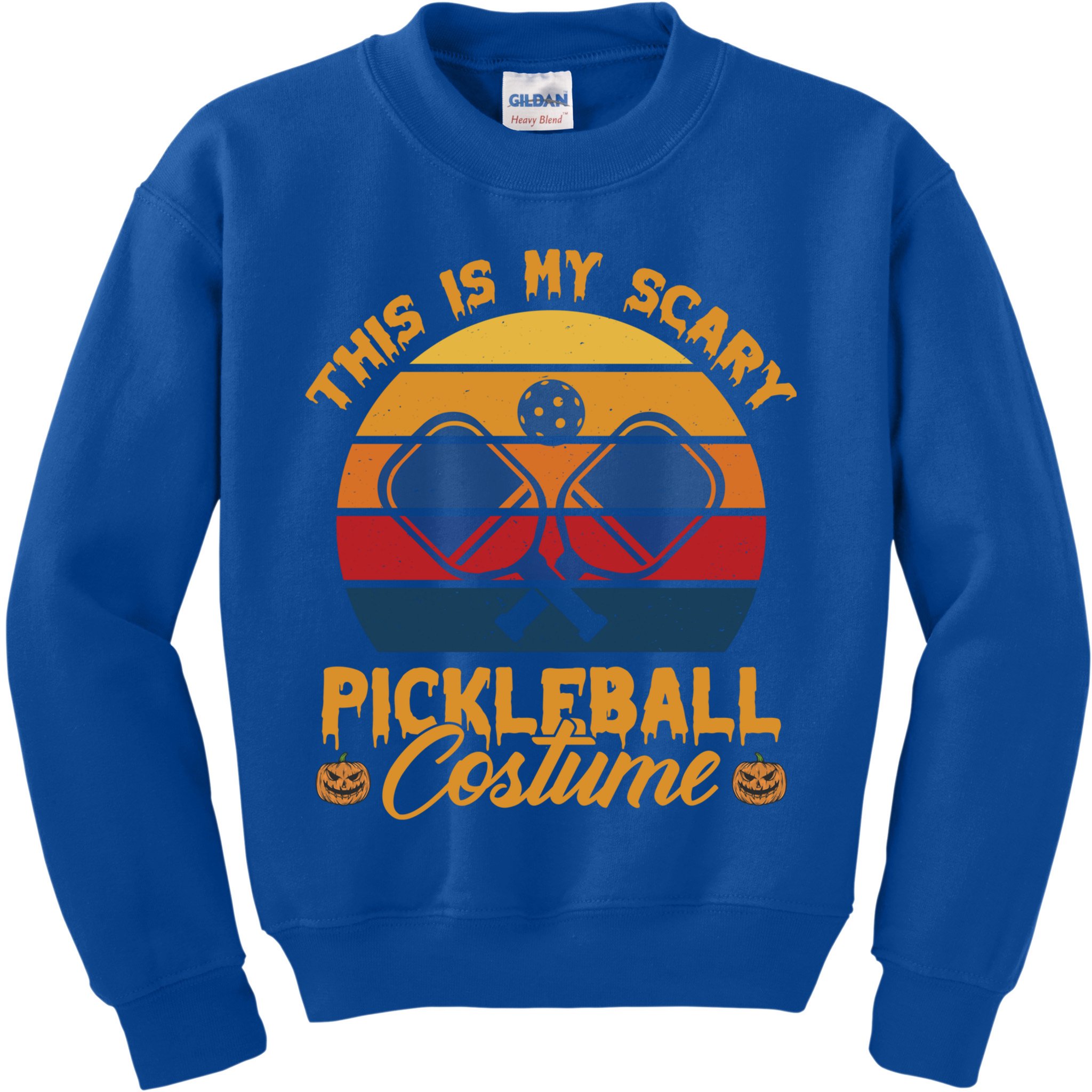 Halloween Pickleball Tee My Scary Pickleball Costume Great Gift Kids Sweatshirt