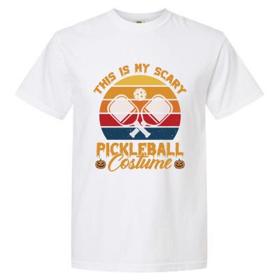 Halloween Pickleball Tee My Scary Pickleball Costume Great Gift Garment-Dyed Heavyweight T-Shirt