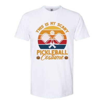 Halloween Pickleball Tee My Scary Pickleball Costume Great Gift Softstyle CVC T-Shirt