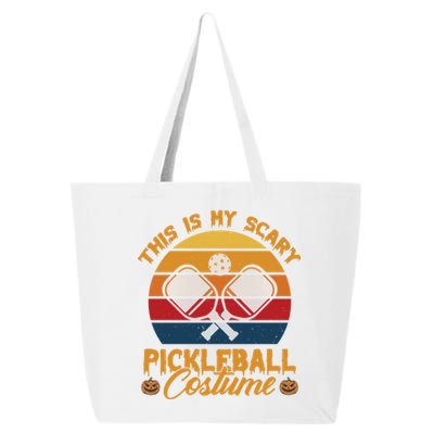 Halloween Pickleball Tee My Scary Pickleball Costume Great Gift 25L Jumbo Tote