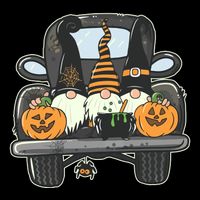 Halloween Pickup Truck Gnomes Impact Tech Backpack