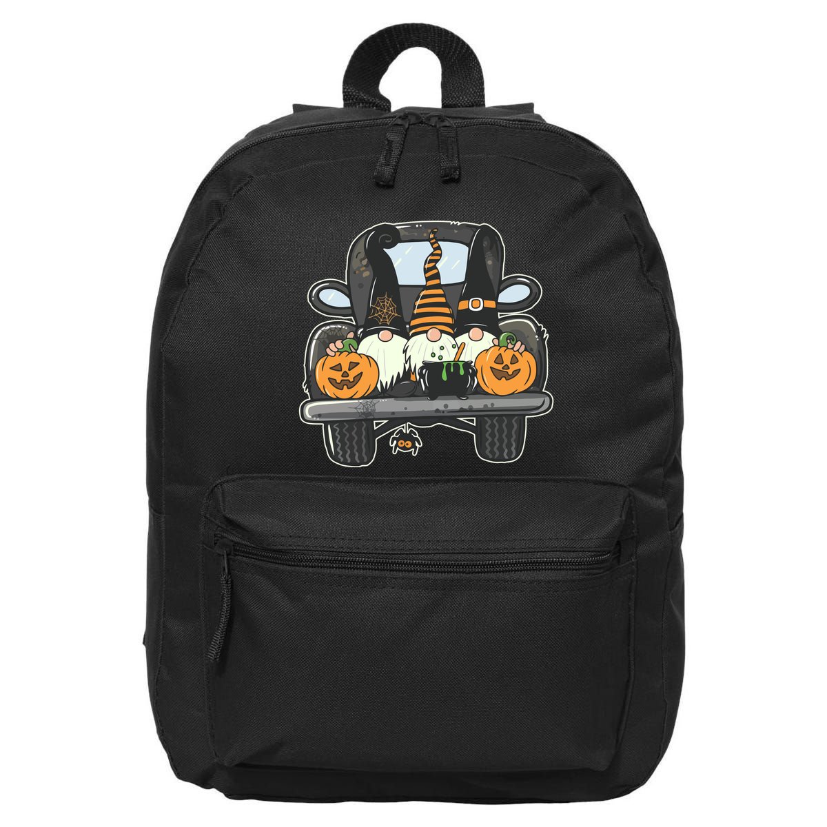 Halloween Pickup Truck Gnomes 16 in Basic Backpack