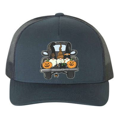 Halloween Pickup Truck Gnomes Yupoong Adult 5-Panel Trucker Hat