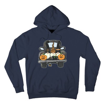 Halloween Pickup Truck Gnomes Hoodie