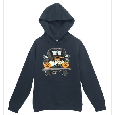 Halloween Pickup Truck Gnomes Urban Pullover Hoodie