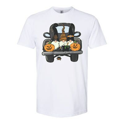 Halloween Pickup Truck Gnomes Softstyle CVC T-Shirt