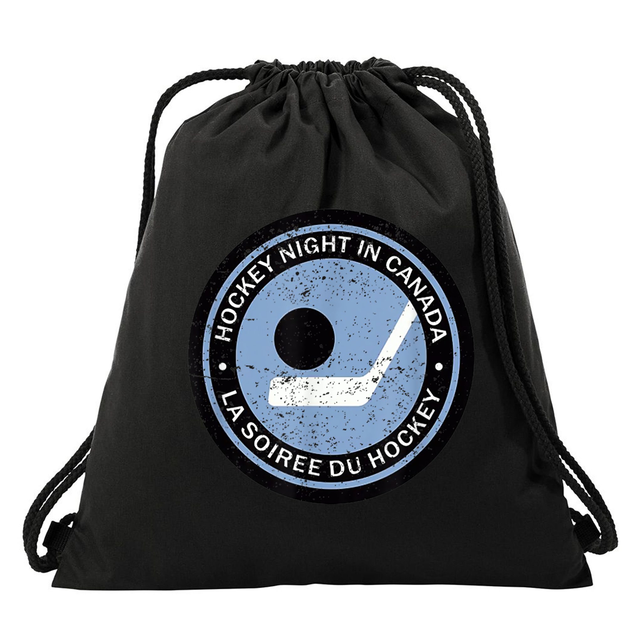 Hockey Player Team Vintage Retro Hockey Night In Canada Gift Drawstring Bag