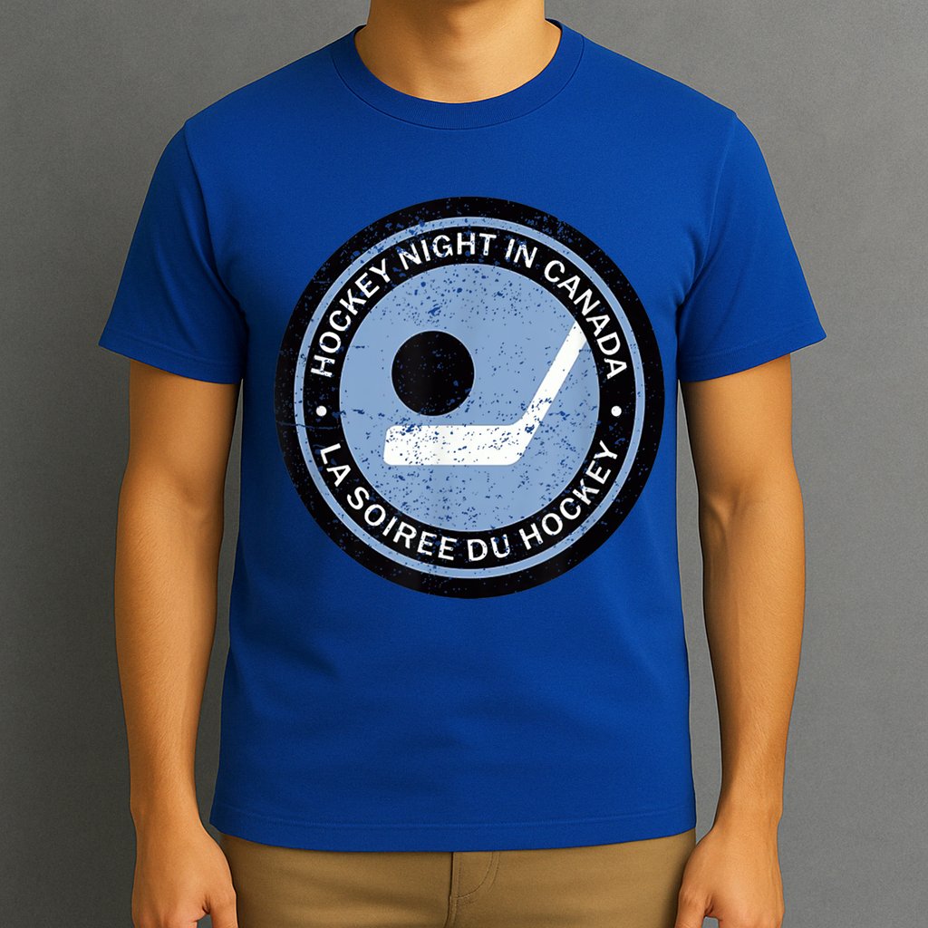 Hockey Player Team Vintage Retro Hockey Night In Canada Gift T-Shirt