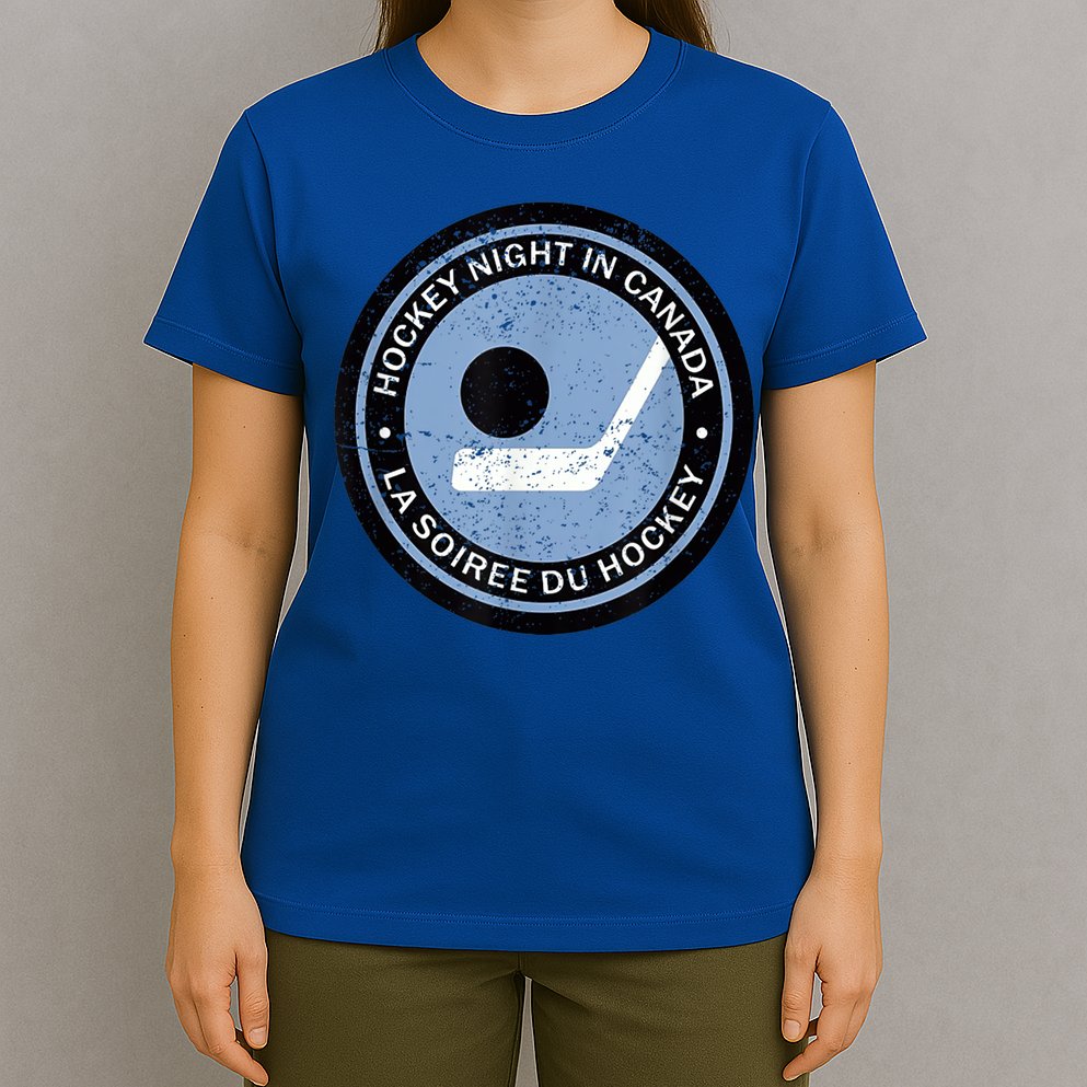 Hockey Player Team Vintage Retro Hockey Night In Canada Gift T-Shirt