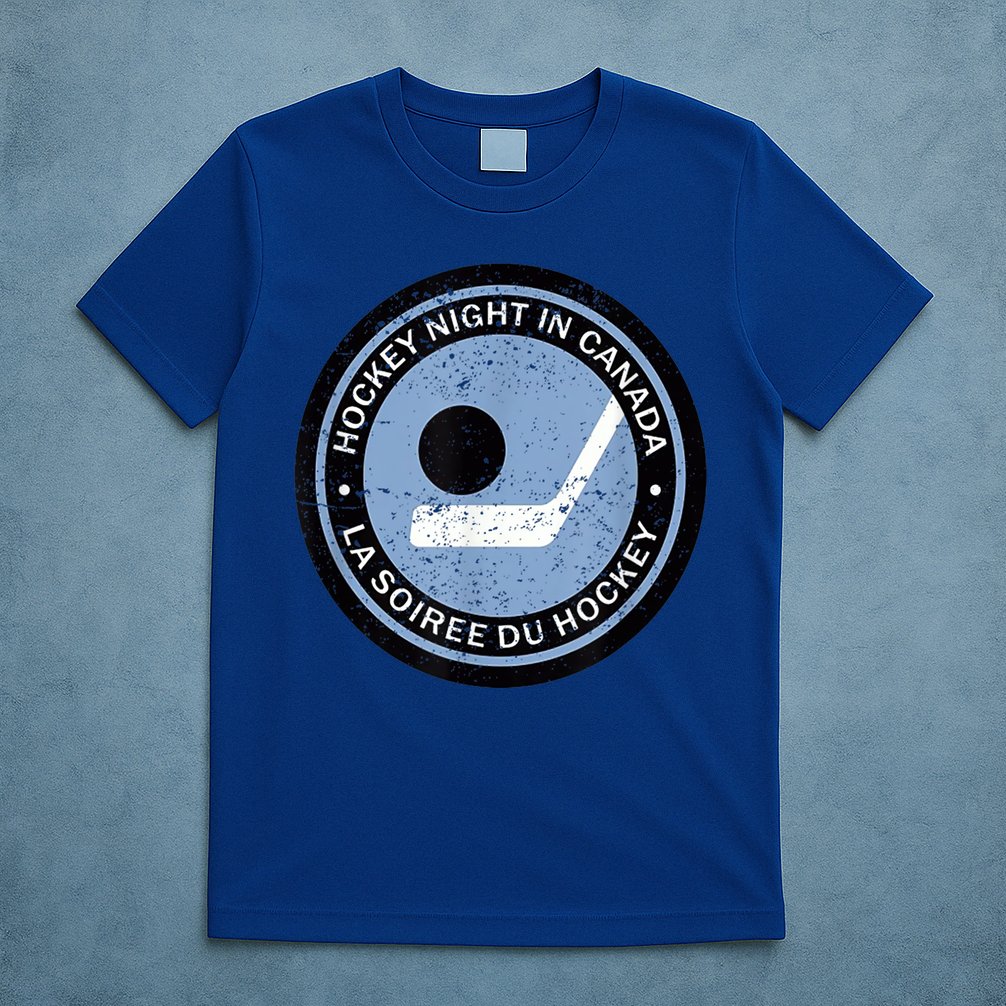 Hockey Player Team Vintage Retro Hockey Night In Canada Gift T-Shirt