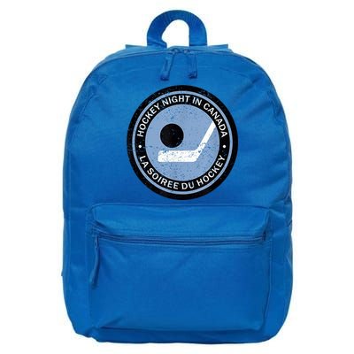 Hockey Player Team Vintage Retro Hockey Night In Canada Gift 16 in Basic Backpack