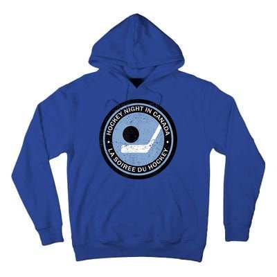 Hockey Player Team Vintage Retro Hockey Night In Canada Gift Tall Hoodie