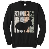 Hippo Periodic Table Elements Hippo Lover Hippopotamus Retro Sweatshirt