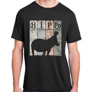 Hippo Periodic Table Elements Hippo Lover Hippopotamus Retro Adult ChromaSoft Performance T-Shirt