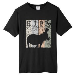 Hippo Periodic Table Elements Hippo Lover Hippopotamus Retro Tall Fusion ChromaSoft Performance T-Shirt