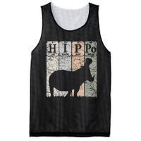 Hippo Periodic Table Elements Hippo Lover Hippopotamus Retro Mesh Reversible Basketball Jersey Tank