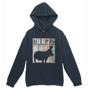 Hippo Periodic Table Elements Hippo Lover Hippopotamus Retro Urban Pullover Hoodie