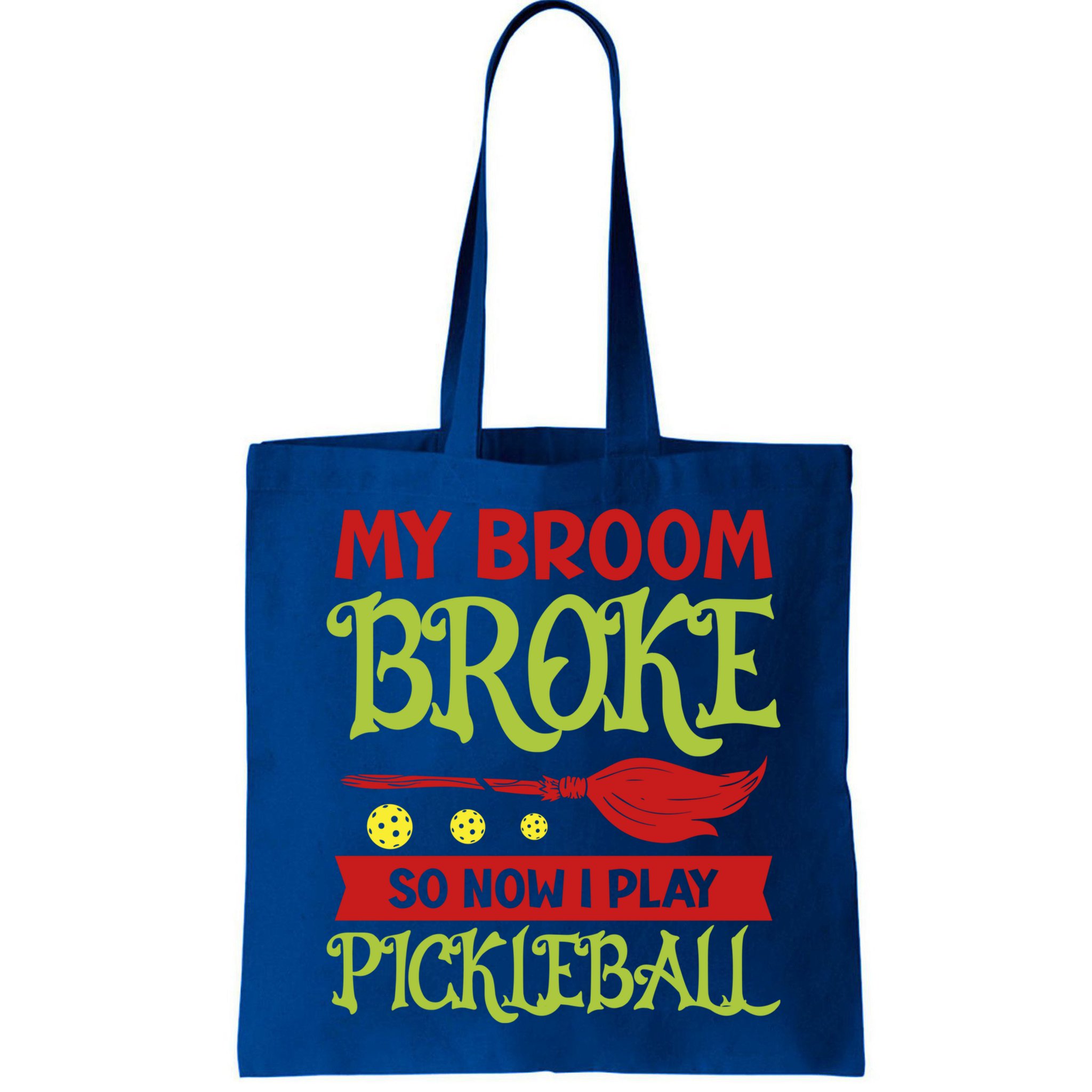 Halloween Pickleball Tee My Broom Broke So I Play Pickleball Gift Bag