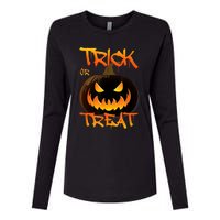 Halloween Pumpkin Trick Or Treat Costume Fancy Dress Womens Cotton Relaxed Long Sleeve T-Shirt