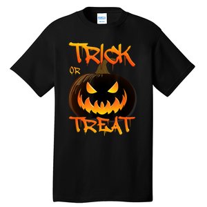 Halloween Pumpkin Trick Or Treat Costume Fancy Dress Tall T-Shirt