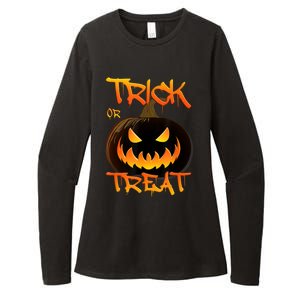 Halloween Pumpkin Trick Or Treat Costume Fancy Dress Womens CVC Long Sleeve Shirt