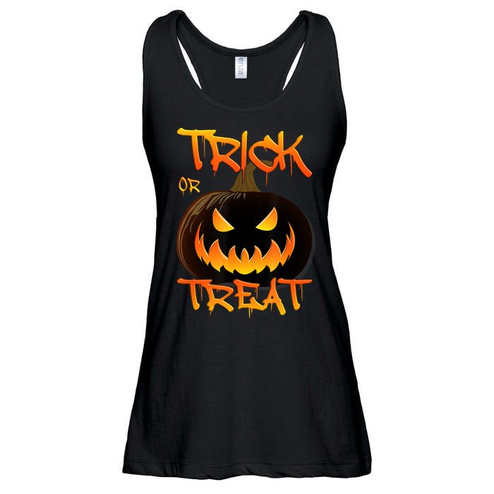 Halloween Pumpkin Trick Or Treat Costume Fancy Dress Ladies Essential Flowy Tank