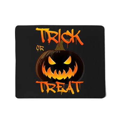 Halloween Pumpkin Trick Or Treat Costume Fancy Dress Mousepad