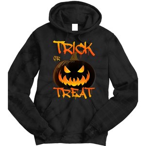 Halloween Pumpkin Trick Or Treat Costume Fancy Dress Tie Dye Hoodie